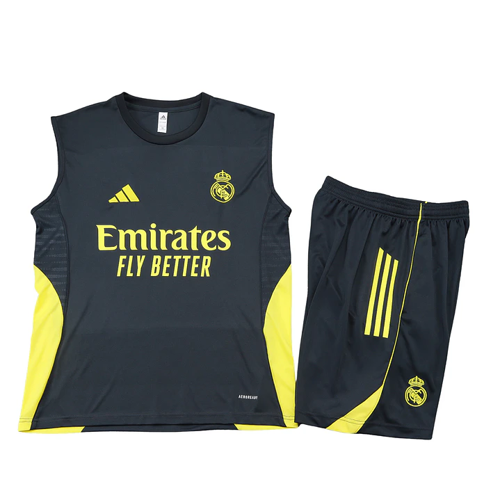 Real Madrid Conjunto Treino Manga Cava 25/26 1