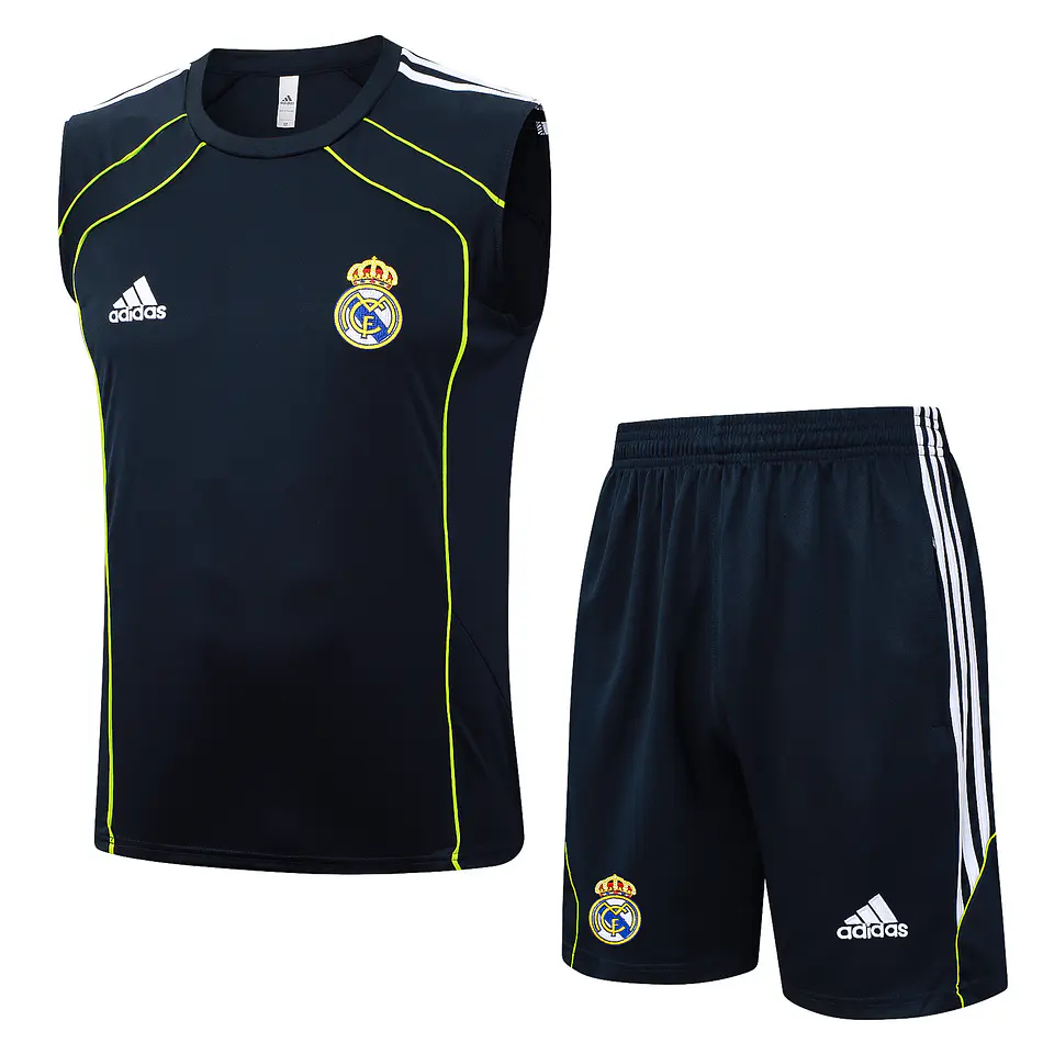 Real Madrid Conjunto Treino Manga Cava 25/26 2