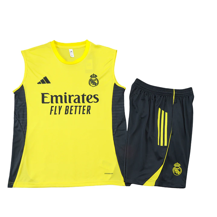 Real Madrid Conjunto Treino Manga Cava 25/26 1