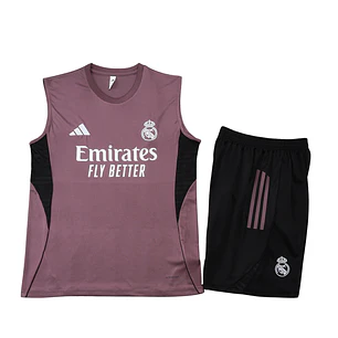 Real Madrid Conjunto Treino Manga Cava 25/26