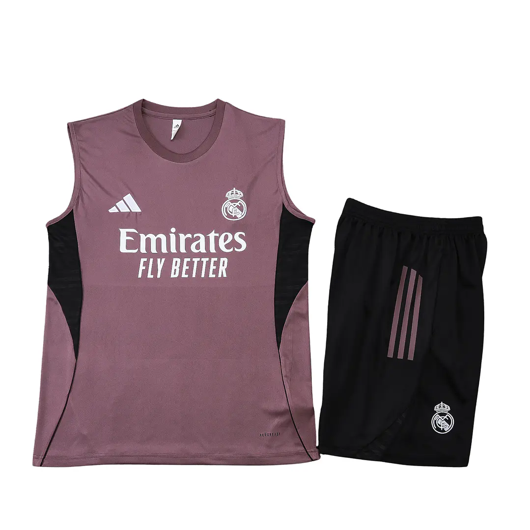 Real Madrid Conjunto Treino Manga Cava 25/26 1