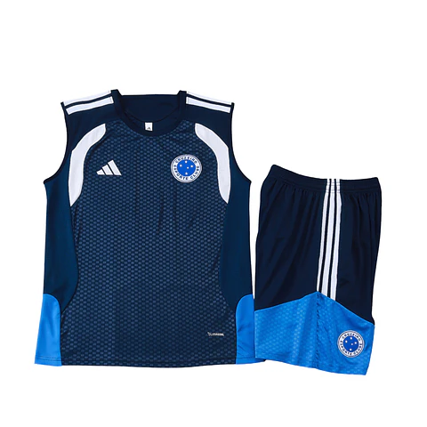 Cruzeiro Conjunto Treino Manga Cava 26/27