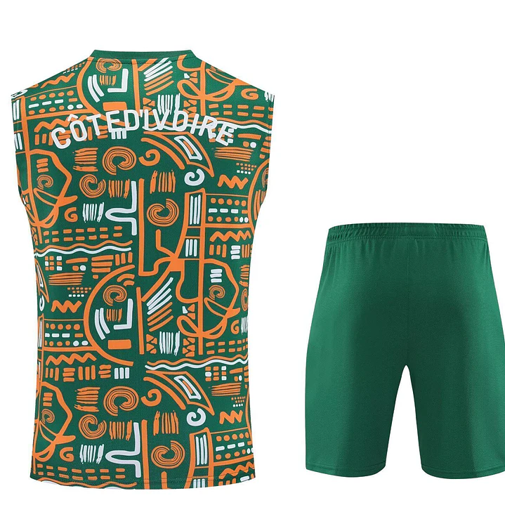 Costa do Marfim Conjunto Treino Manga Cava 25/26 3