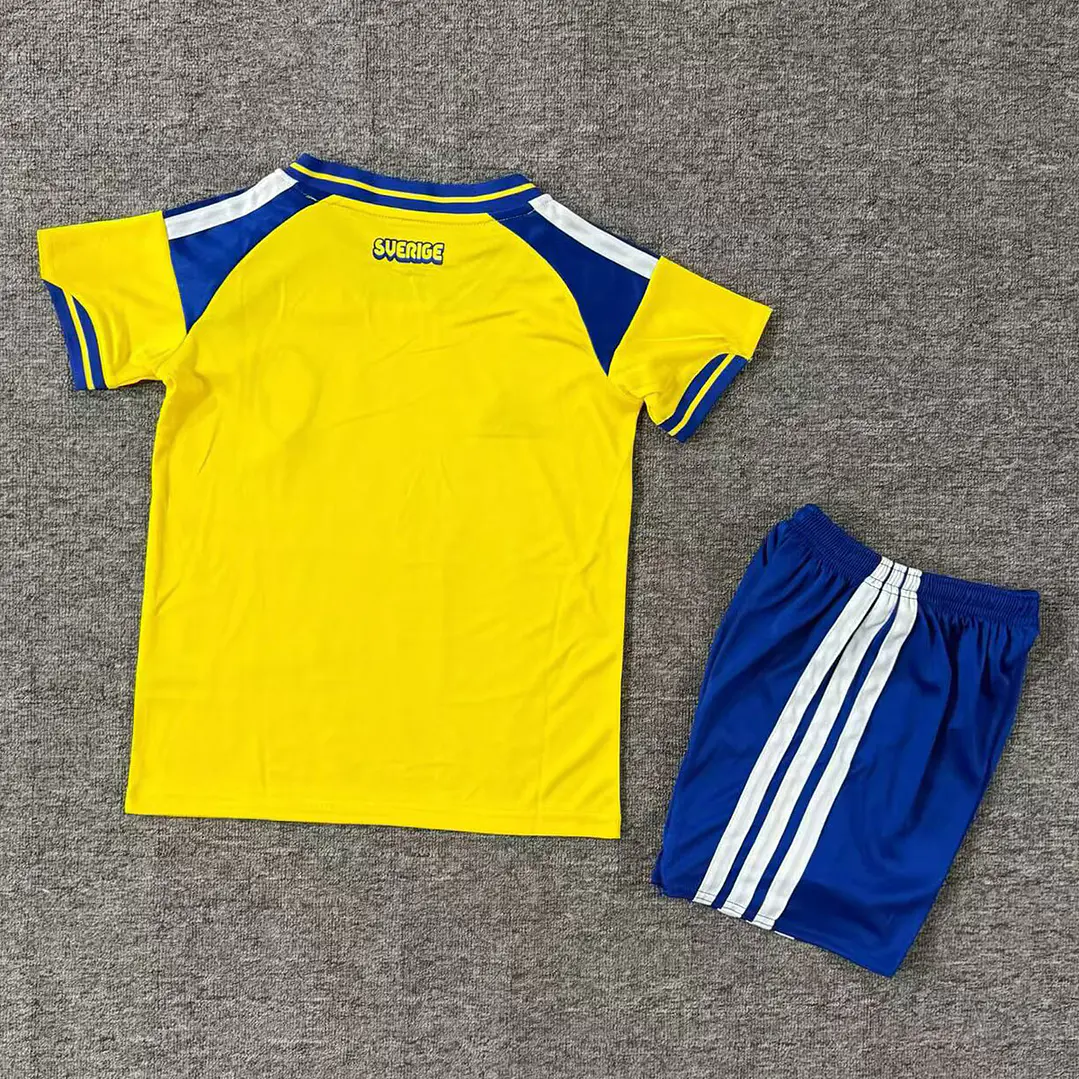 Suécia Home Mundial 2026 Kit Criança 3