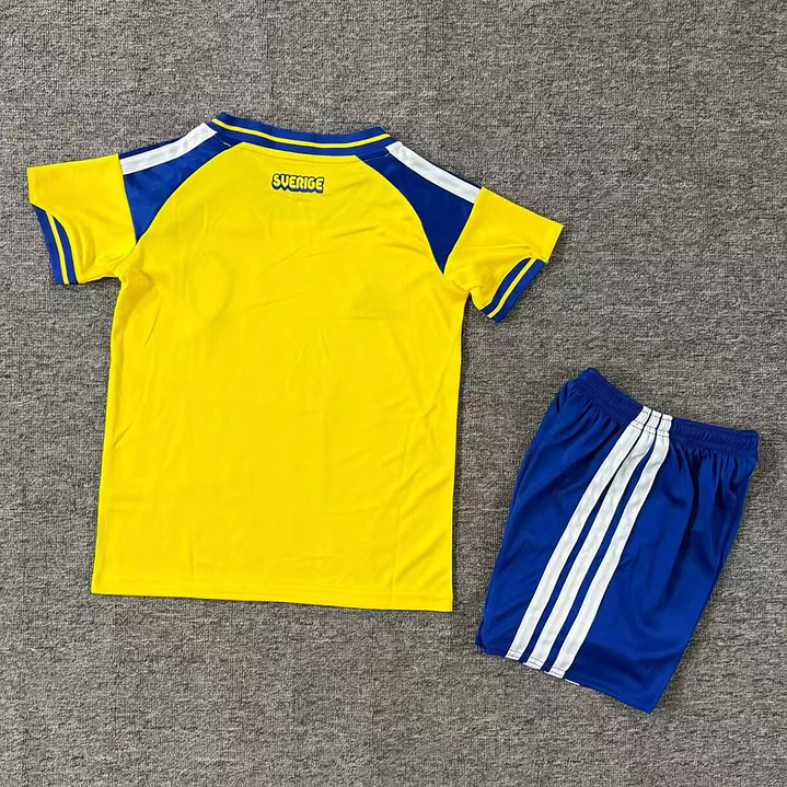 Suécia Home Mundial 2026 Kit Criança 3