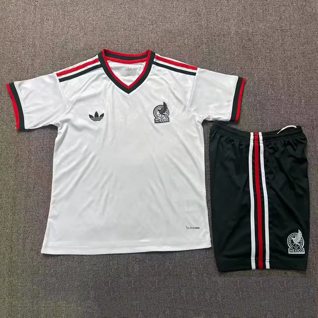 México Away Mundial 2026 Kit Criança 2