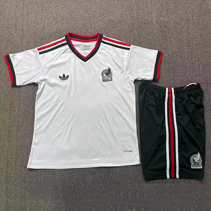 México Away Mundial 2026 Kit Criança 2