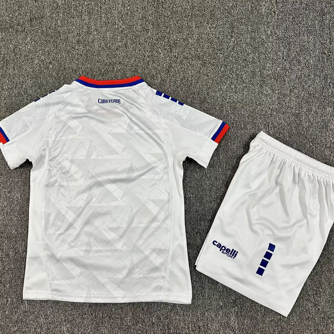 Cabo Verde Away Mundial 2026 Kit Criança 3