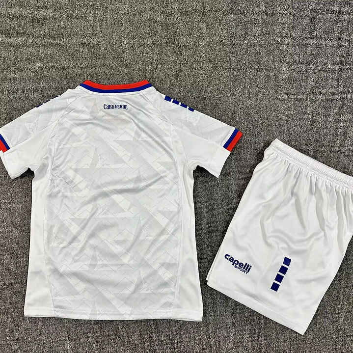 Cabo Verde Away Mundial 2026 Kit Criança 3