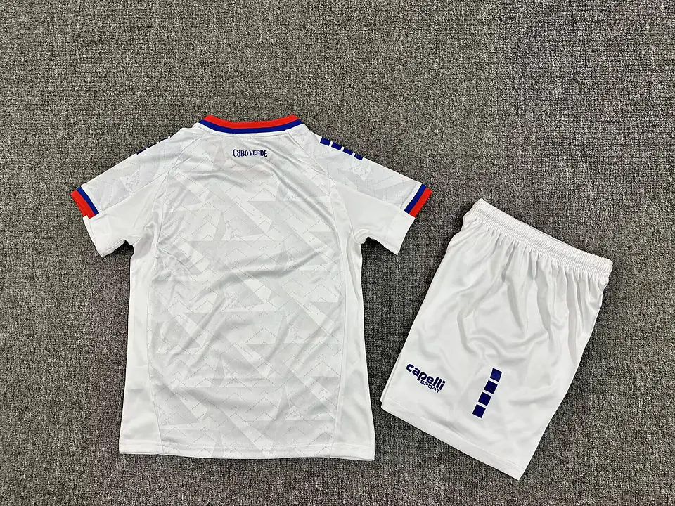 Cabo Verde Away Mundial 2026 Kit Criança 3