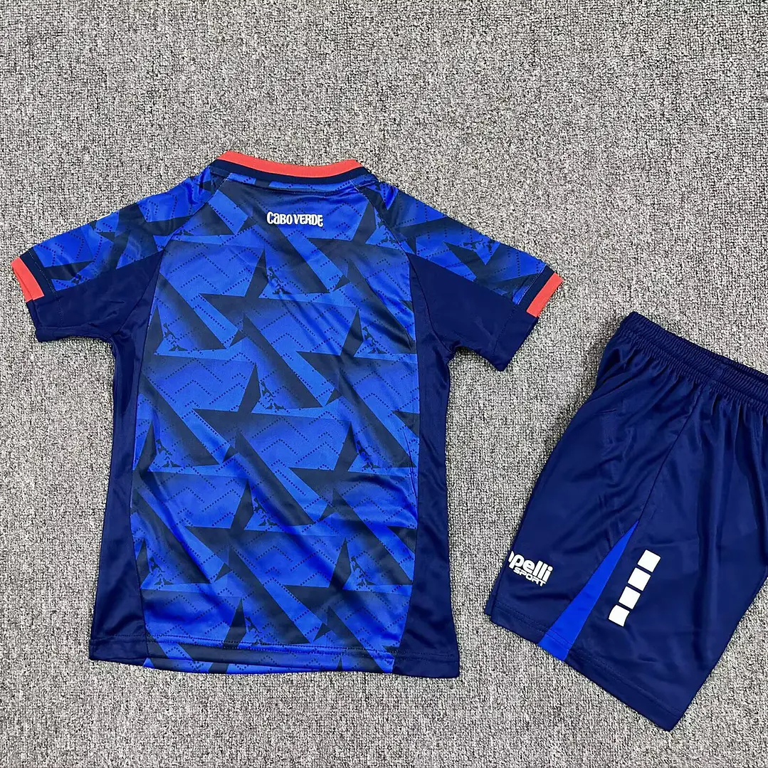 Cabo Verde Home Mundial 2026 Kit Criança 3