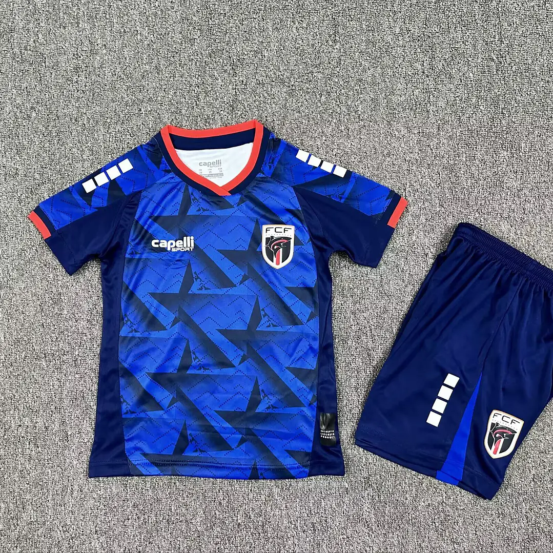 Cabo Verde Home Mundial 2026 Kit Criança 2