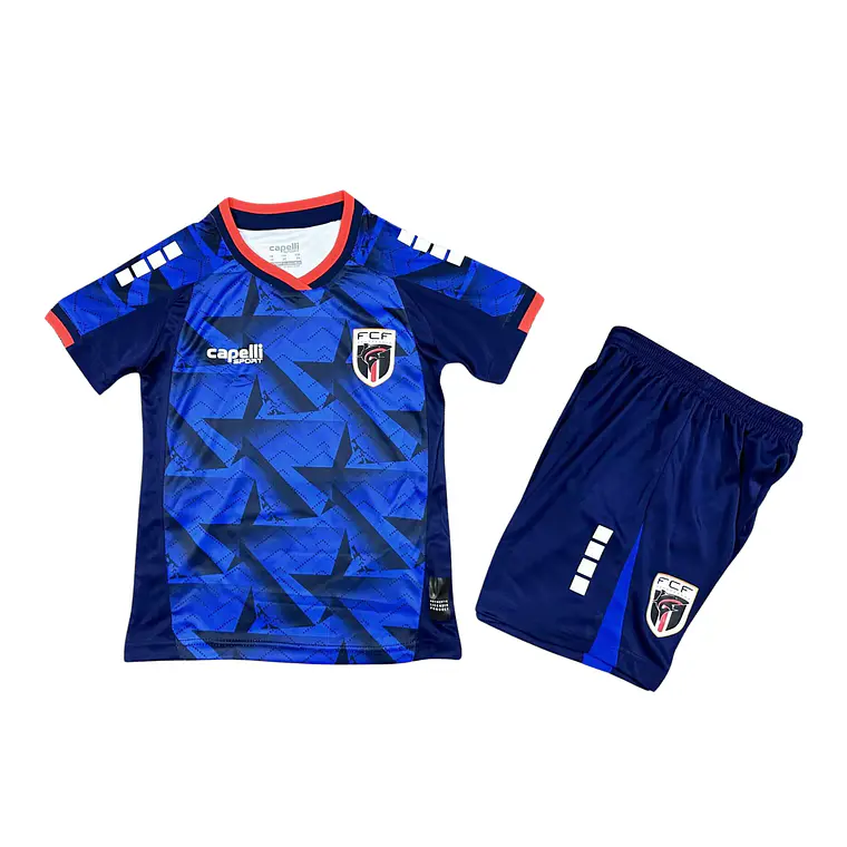 Cabo Verde Home Mundial 2026 Kit Criança 1