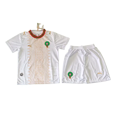 Marrocos Away Mundial 2026 Kit Criança
