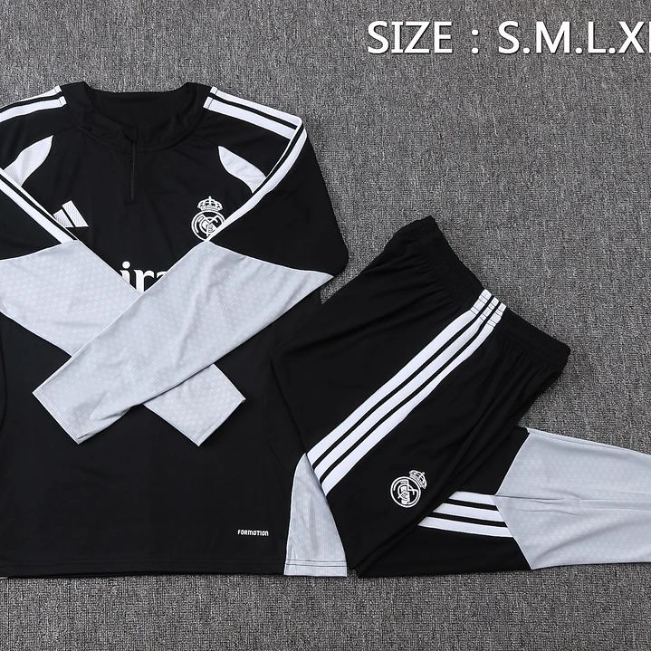 Real Madrid Fato Treino 1/2 Zip 26/27 3