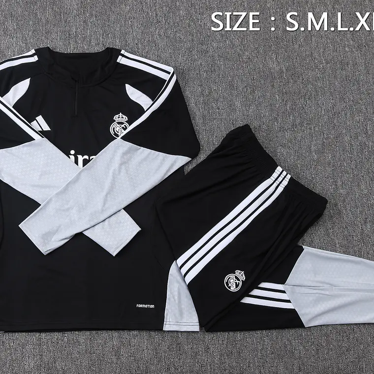 Real Madrid Fato Treino 1/2 Zip 26/27 3