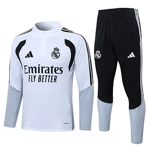 Real Madrid Fato Treino 1/2 Zip 26/27