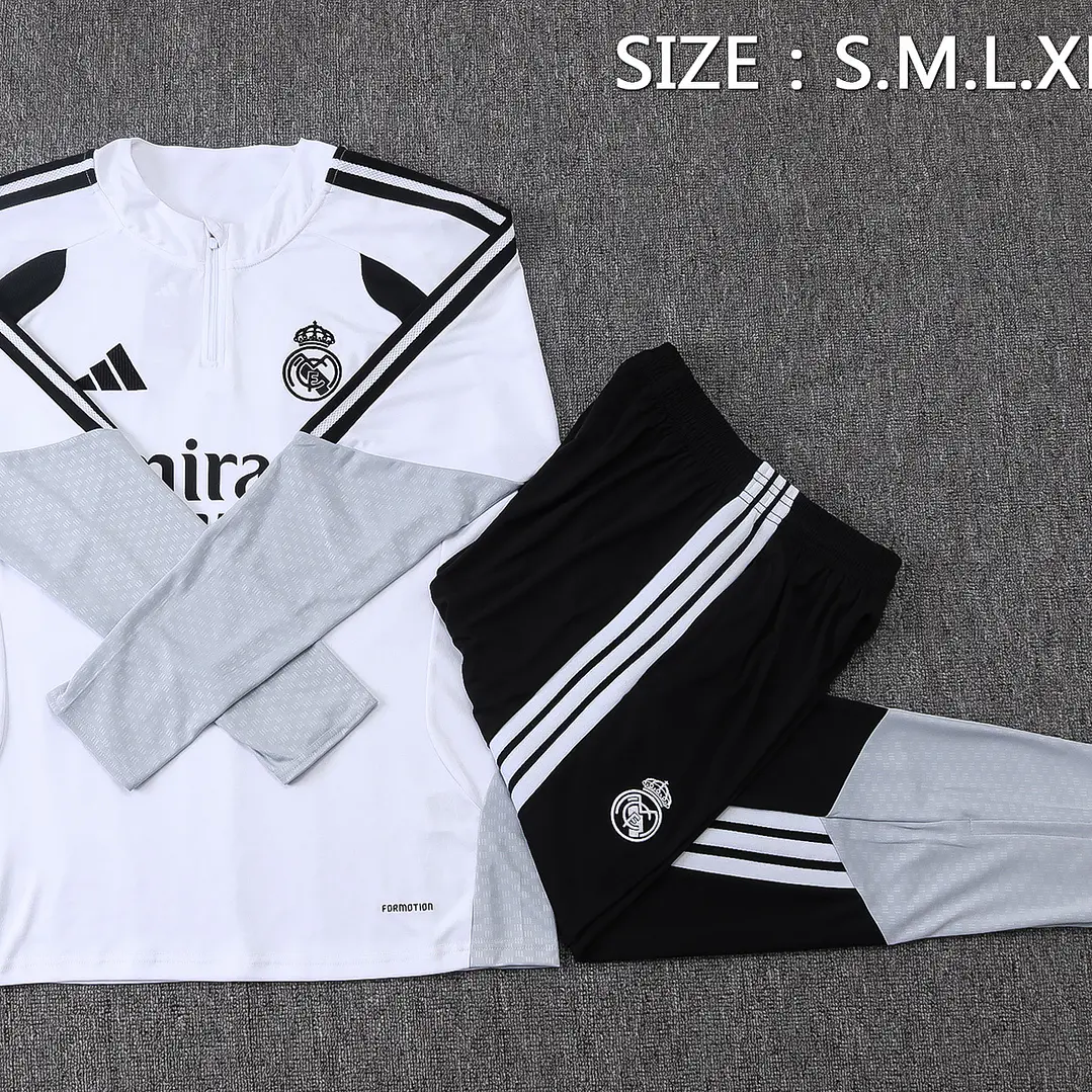 Real Madrid Fato Treino 1/2 Zip 26/27 3
