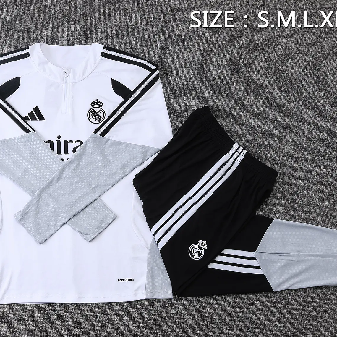 Real Madrid Fato Treino 1/2 Zip 26/27 3