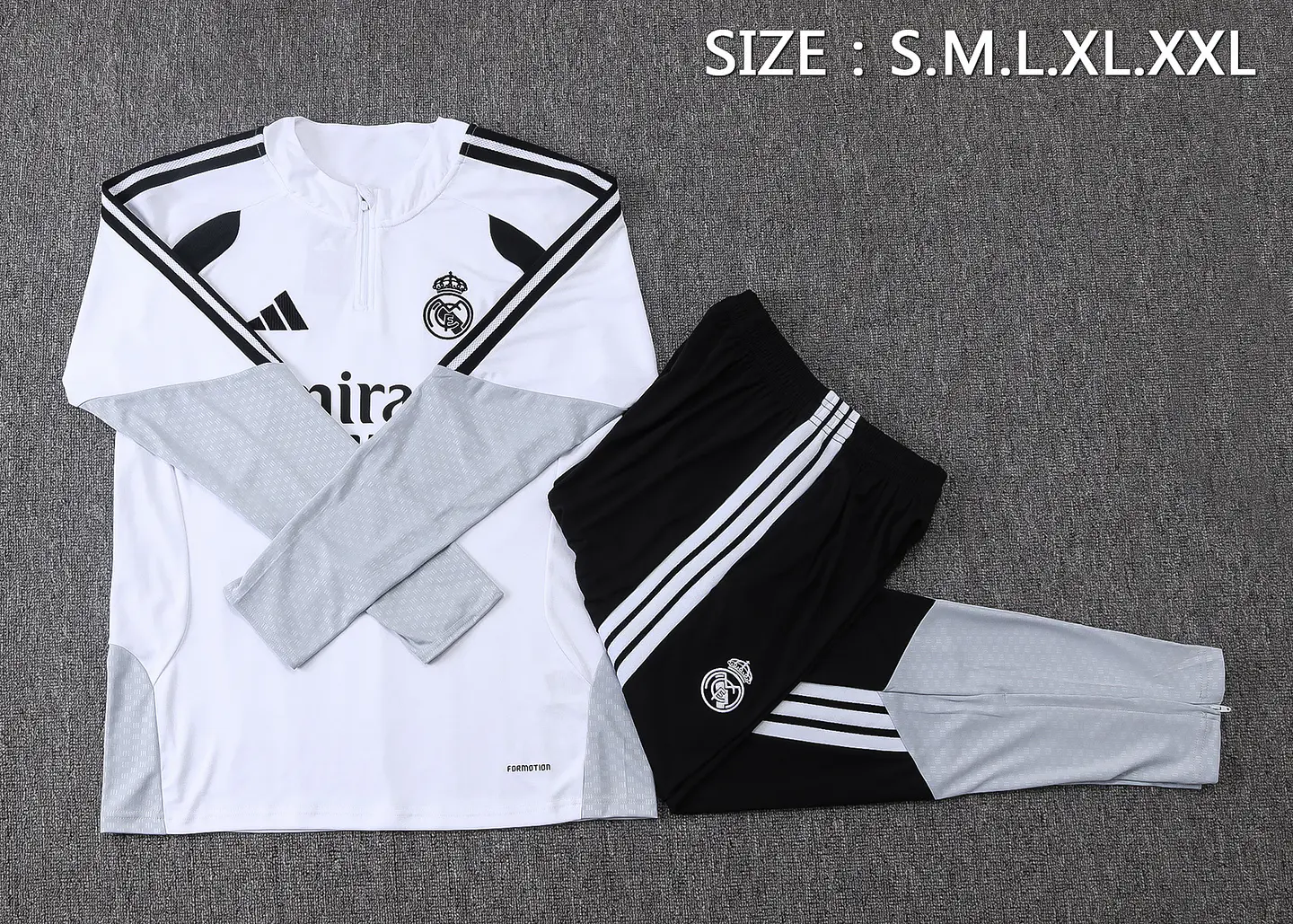 Real Madrid Fato Treino 1/2 Zip 26/27 3