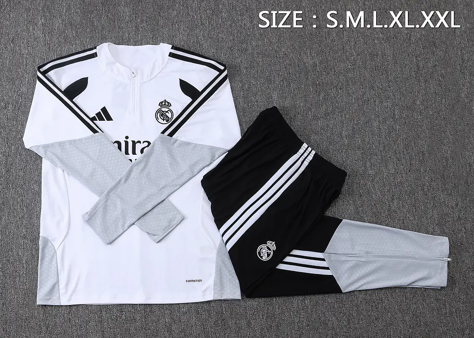 Real Madrid Fato Treino 1/2 Zip 26/27 3