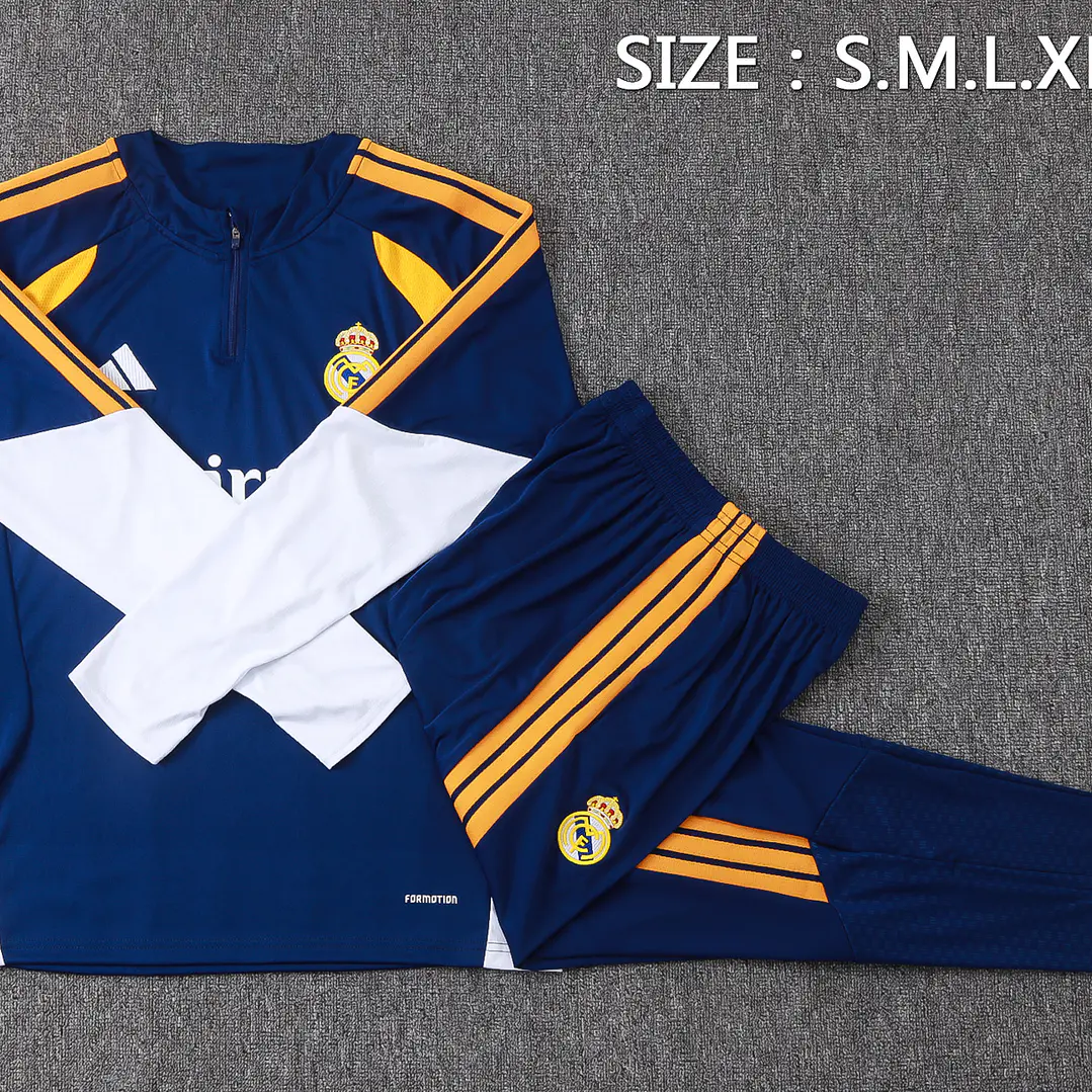 Real Madrid Fato Treino 1/2 Zip 26/27 3