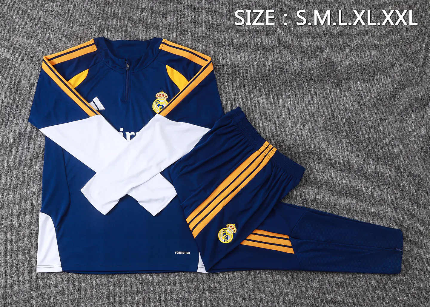 Real Madrid Fato Treino 1/2 Zip 26/27 3