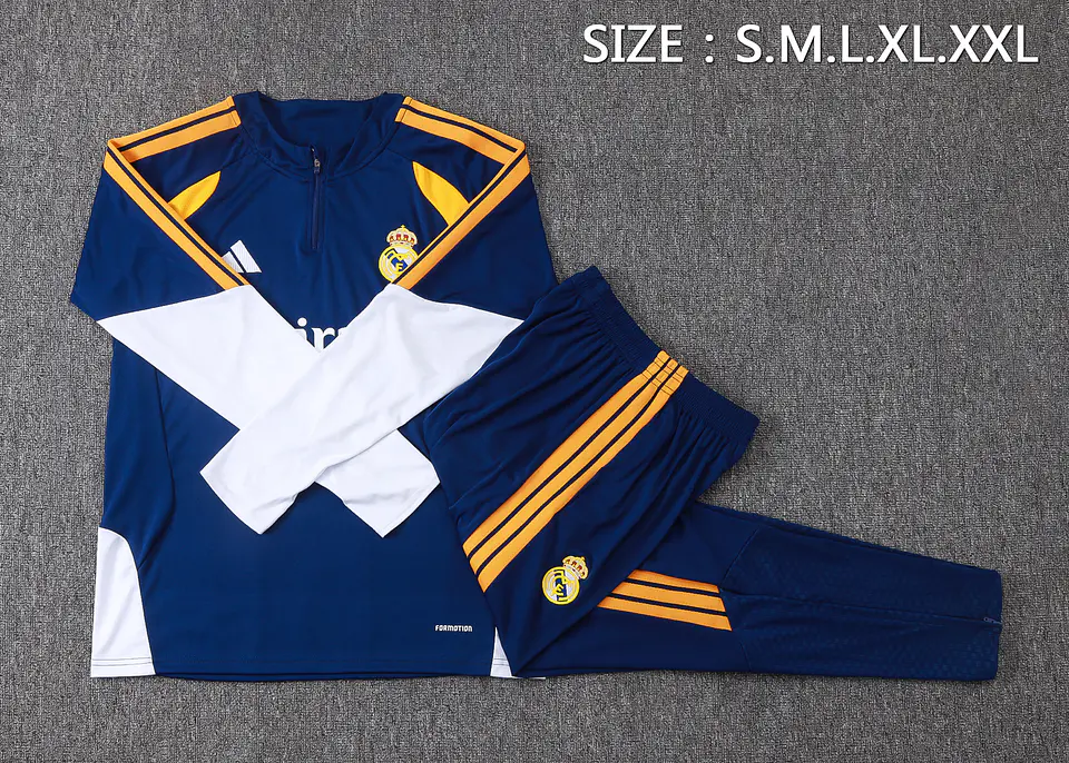 Real Madrid Fato Treino 1/2 Zip 26/27 3