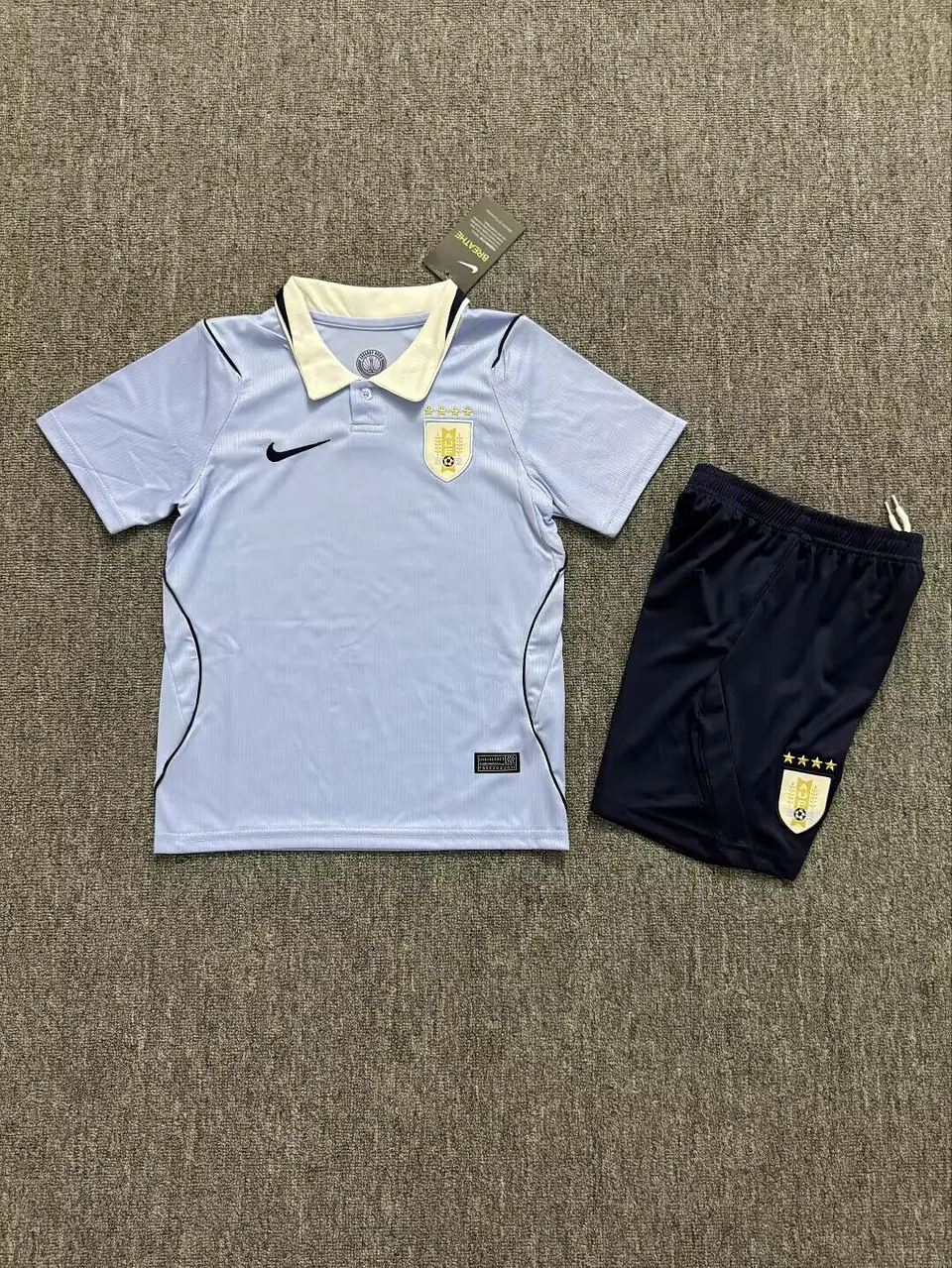 Uruguai Home Mundial 2026 Kit Criança 2
