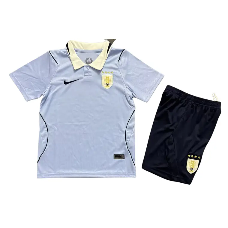 Uruguai Home Mundial 2026 Kit Criança 1
