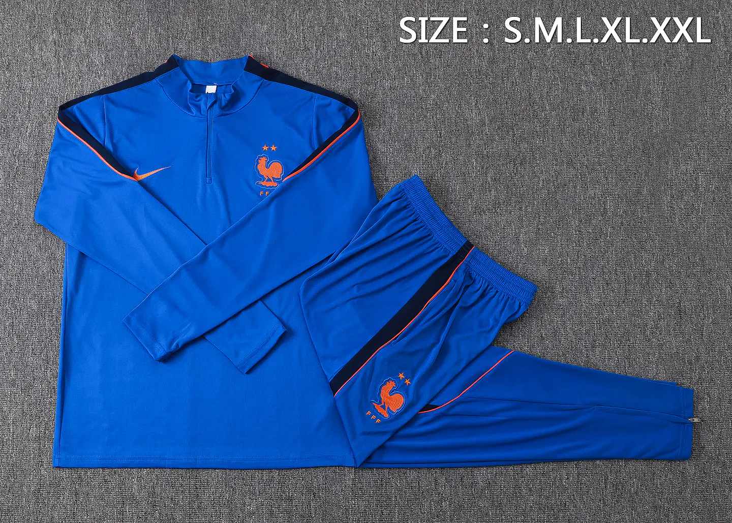 França Fato Treino 1/2 Zip 26/27 3