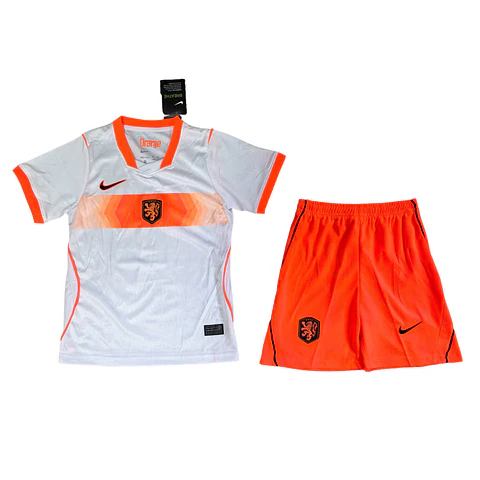 Holanda Away Mundial 2026 Kit Criança