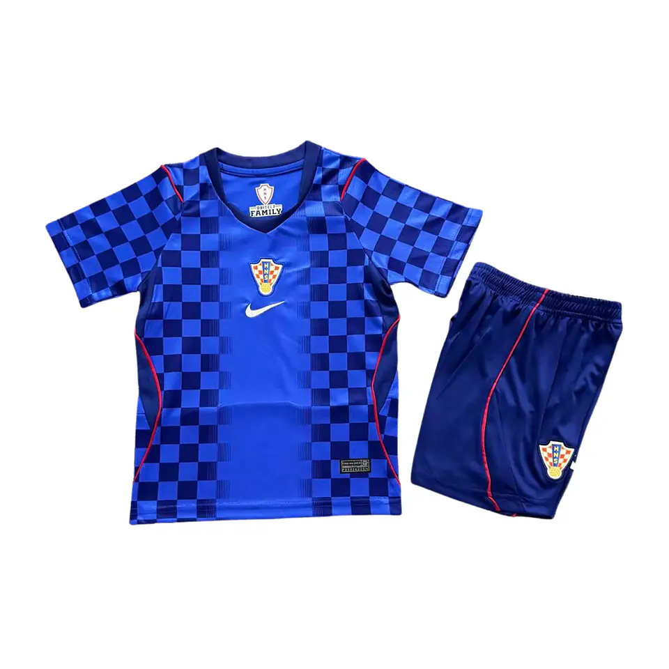 Croácia Away Mundial 2026 Kit-Criança 1