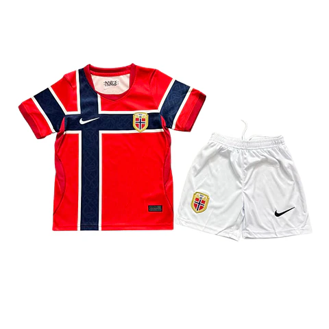 Noruega Home Mundial 2026 Kit-Criança
