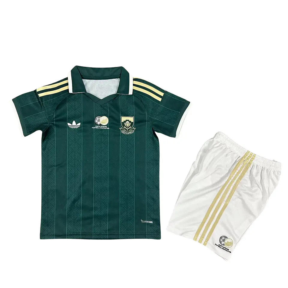 África do Sul Away Mundial 2026 Kit-Criança 1