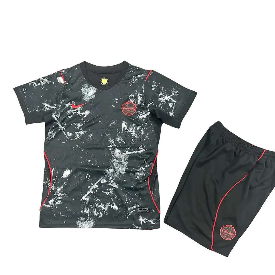 Canadá Away Mundial 2026 Kit-Criança 1