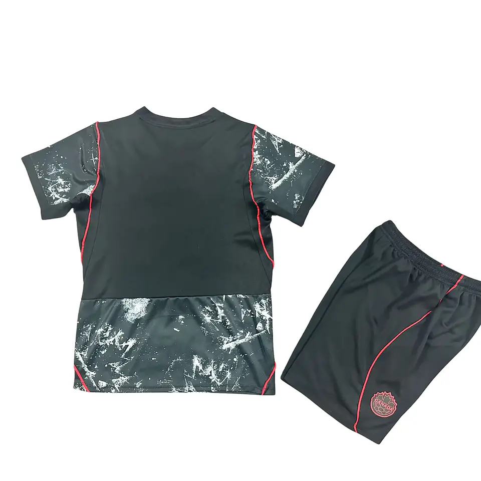 Canadá Away Mundial 2026 Kit-Criança 2