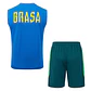 Brasil Conjunto Treino Manga Cava 26/27 - Thumbnail 2