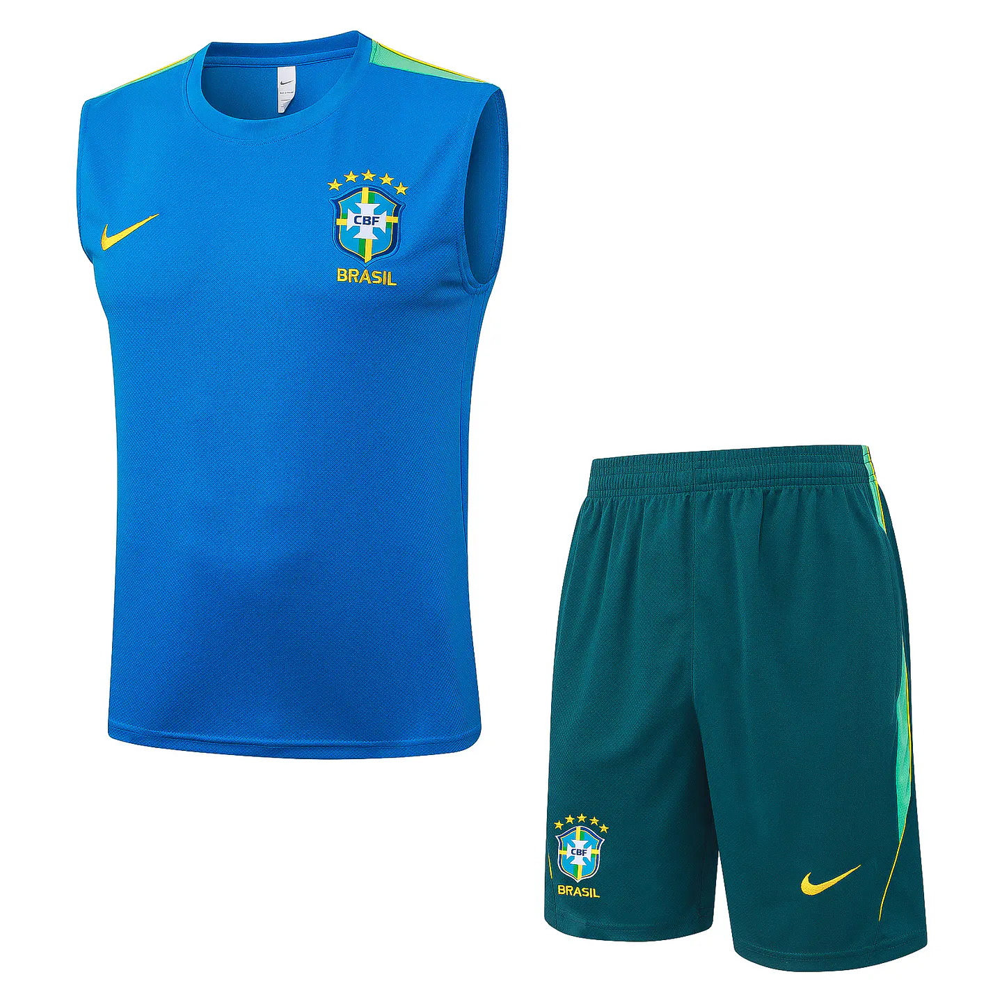 Brasil Conjunto Treino Manga Cava 26/27 1