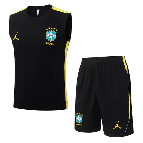 Brasil Conjunto Treino Manga Cava 26/27