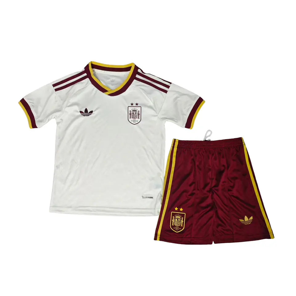 Espanha Away Mundial 2026 2 Stars Kit-Criança 1