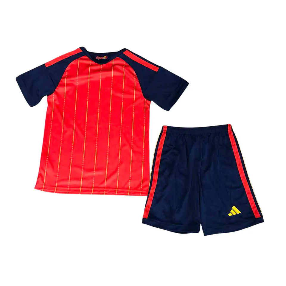 Espanha Home Mundial 2026 2 Stars Kit-Criança 2