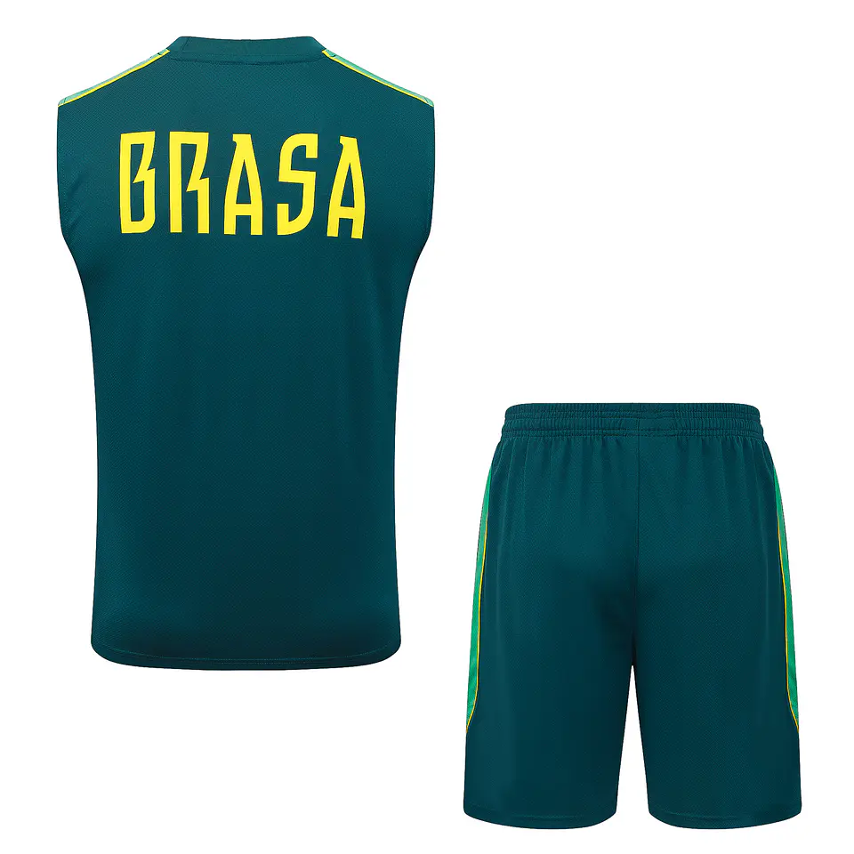 Brasil Conjunto Manga Cava 26/27 2