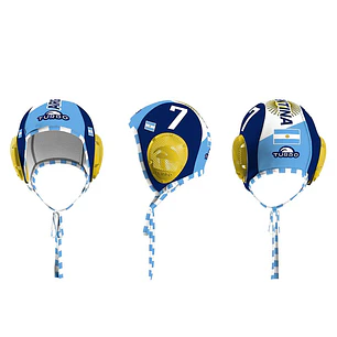 TOUCA POLO AQUÁTICO ARGENTINA AZUL