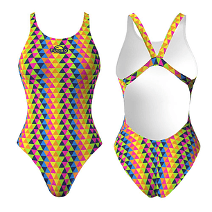 FATO DE BANHO NATAÇÃO ALÇA LARGA TRIDIMENSION