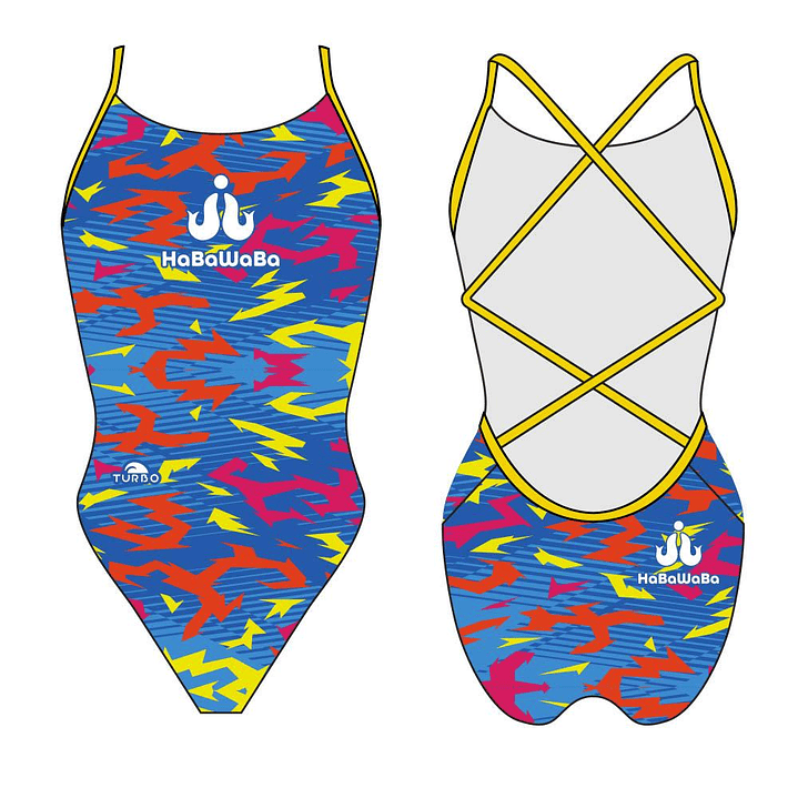 FATO DE BANHO NATAÇÃO SIRENE HABA WABA 1