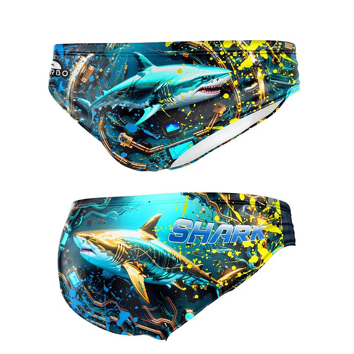 CALÇÃO POLO AQUÁTICO E NATAÇÃO ELECTRIC SHARK 1
