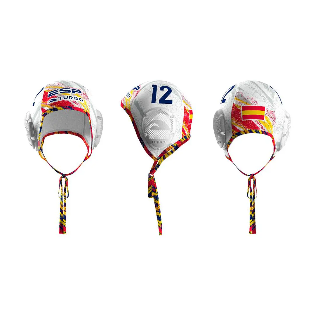 TOUCA POLO AQUÁTICO ESPANHA BRANCA 1