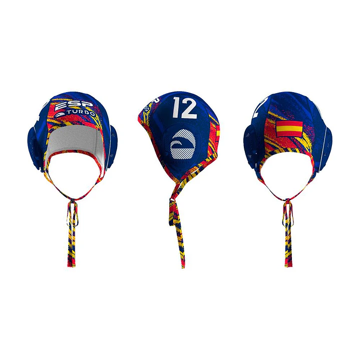 TOUCA POLO AQUÁTICO ESPANHA AZUL 1