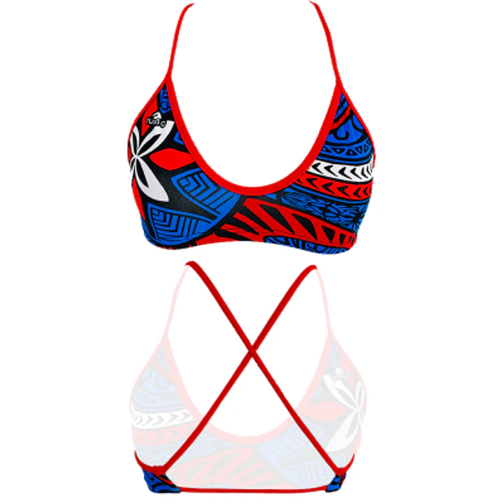TOP BIQUINI NATAÇÃO MARE NEW ZEALAND BLUE 1